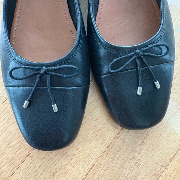 Vagabond Black Leather Ballet Flats – Size 39 (US 9) - Picture 8 of 13